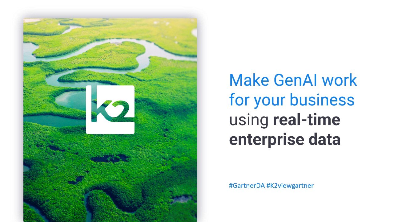K2view Gartner D&A Summit 2024